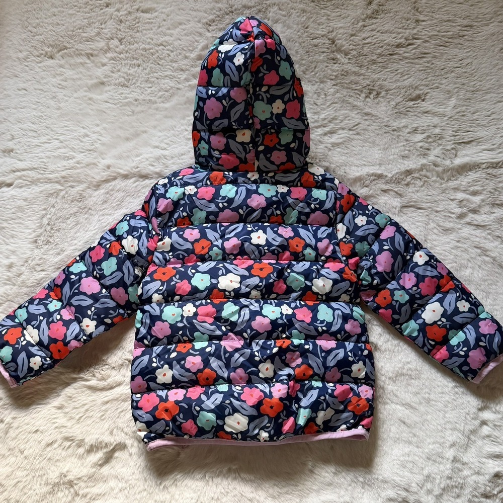 NEW Epic Threads Floral Pattern Packable Jacket 3T - Picture 2 of 3